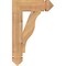 Ekena Millwork Funston Arts & Crafts Smooth Bracket, Western Red Cedar, 3 1/2"W x 14"D x 22"H BKT04X14X22FST03SWR - alternate 2